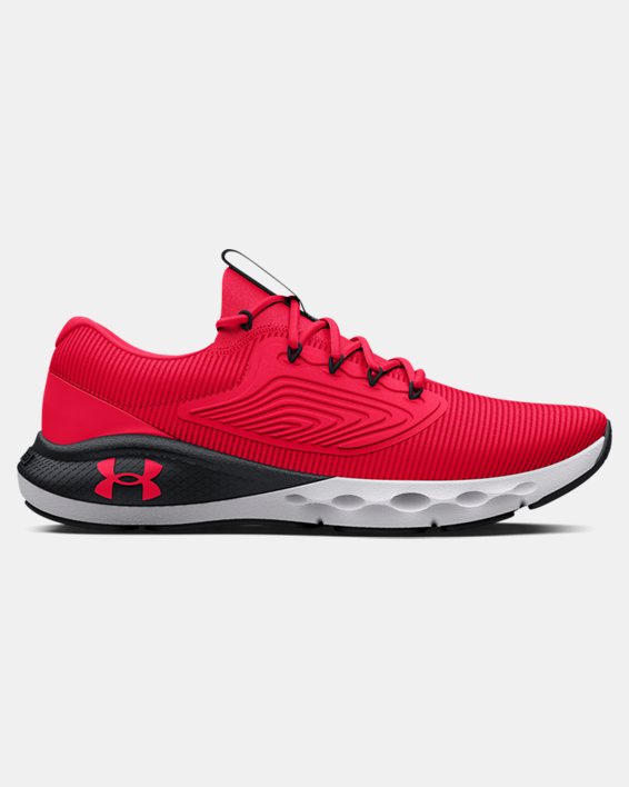 Men's UA Charged Vantage 2 Wide (2E) Running Shoes, Red, pdpMainDesktop image number 0